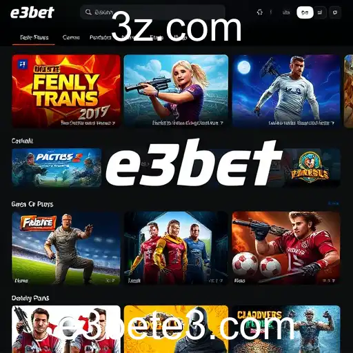 Exploring the Thrilling World of Online Gaming with e3bet: A Dive into the 'Home Page' Category